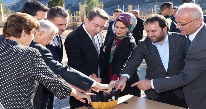 Akseki'de anaokulu temeli atıldı