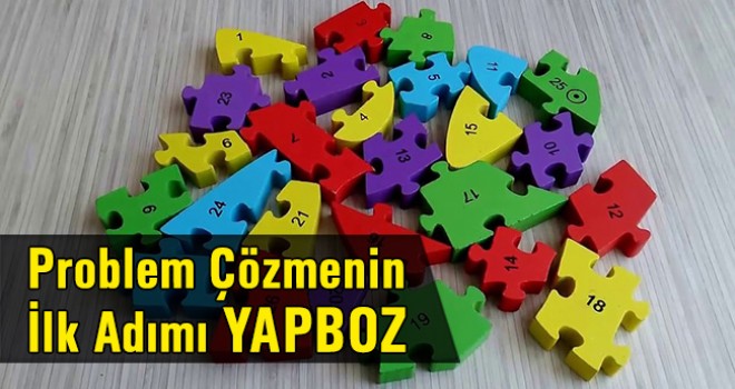 Problem çözmenin ilk adımı yapboz