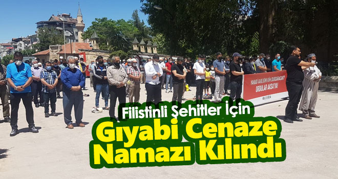 Karaman Filistinli Şehitleri Unutmadı