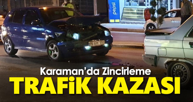 Karaman'da Zincirleme Trafik Kazası