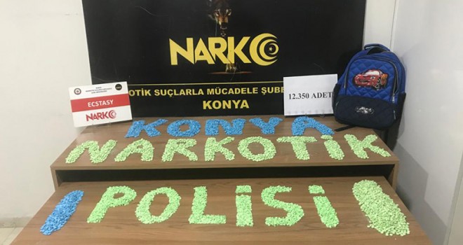 Konya'da uyuşturucu operasyonunda 3 şüpheli yakalandı