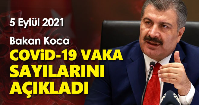 5 Eylül koronavirüs tablosu! Vaka Sayılarında Son Durum