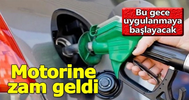 Motorine 52 kuruş zam