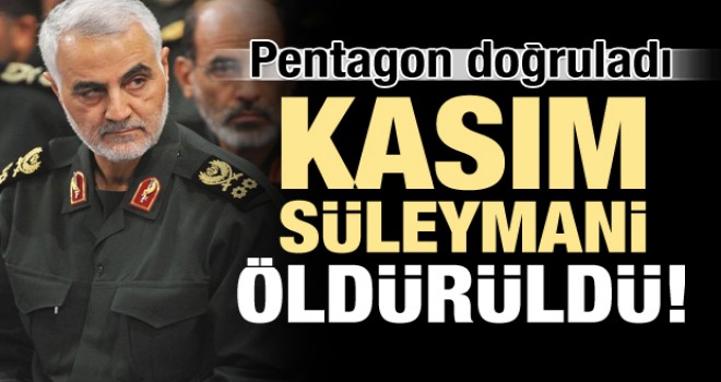 İran Devrim Muhafızları Ordusu Komutanı Kasım Süleymani öldürüldü