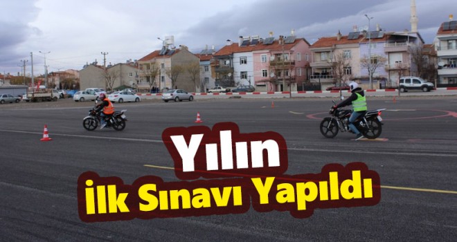 Karaman’da 2021’in ilk direksiyon sınavı