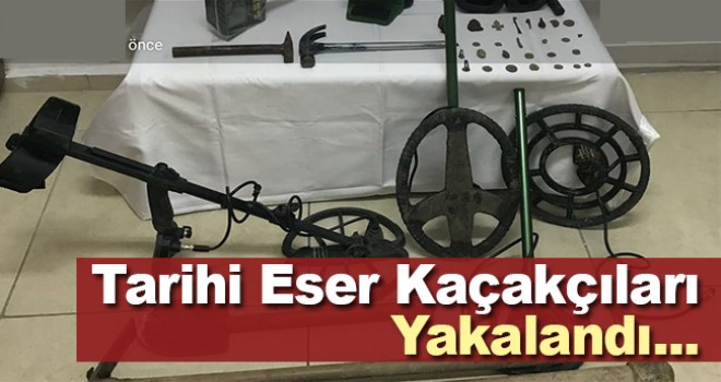 Karamanda tarihi eser kaçakçıları yakalandı