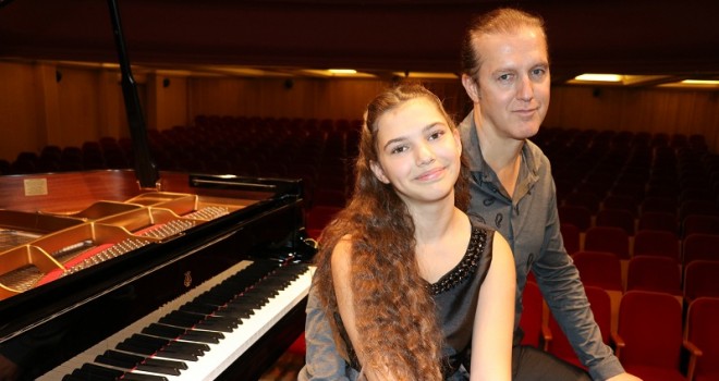Küçük piyanistin büyük hedefi
