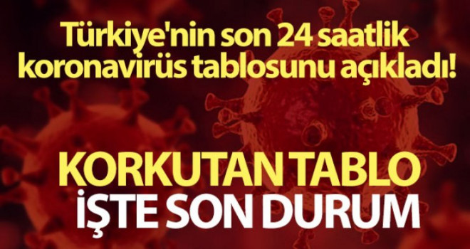 6 Nisan koronavirüs tablosu!