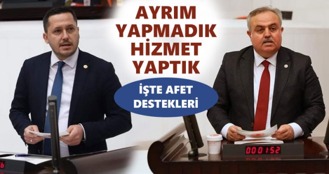 Milletvekilleri Şeker ve Eserden Taşkale Açıklaması