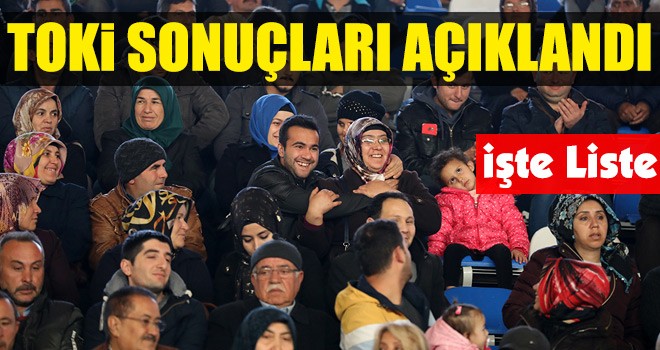 Karaman TOKİ Kura Sonuçları