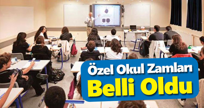 Özel okul zamları belli oldu
