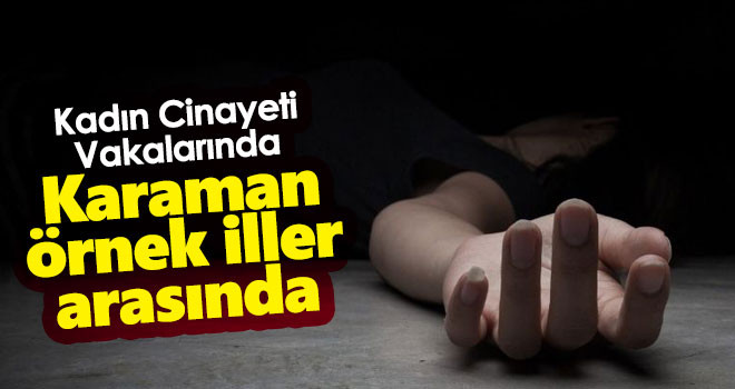 2020 yılında Karaman'da kadın cinayeti işlenmedi