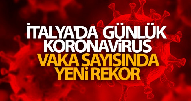 İtalya'da günlük koronavirüs vaka sayısında yeni rekor