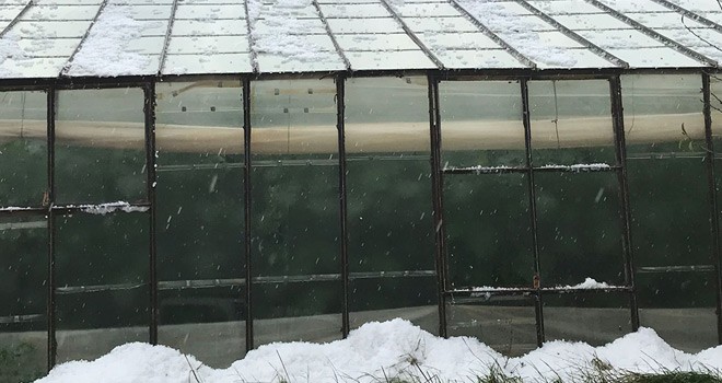 Mersin Silifke'ye Dolu Etkili Yağdı