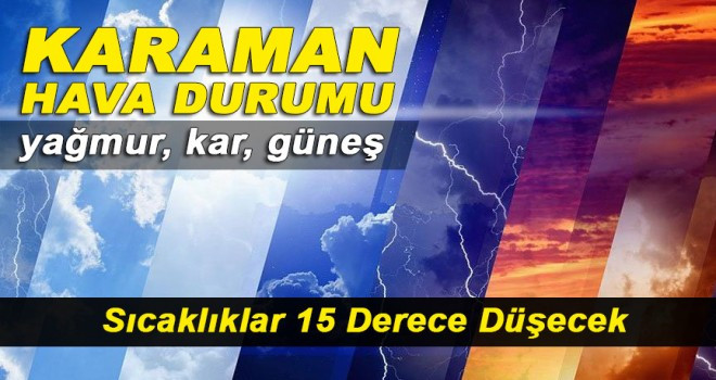 Sıcaklıklar 15 Derece Düşecek! Güneş, Yağmur ve Kar