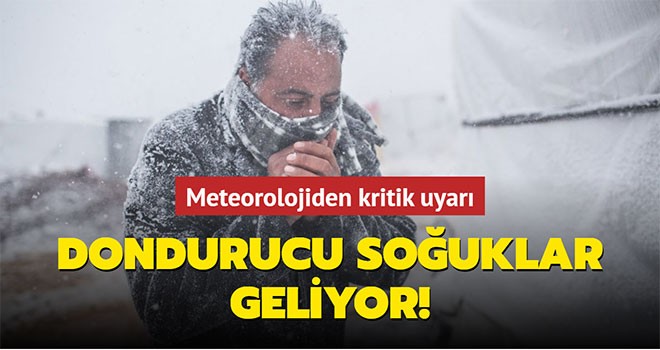 Dondurucu soğuklar geliyor! Karaman Hava Durumu