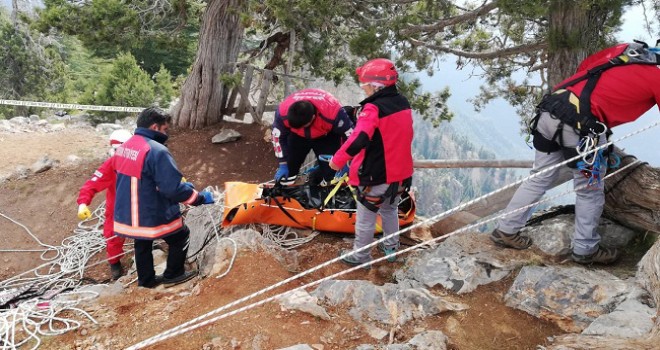 Kayıp Olan Kişi Uçurumda Ölü Bulundu