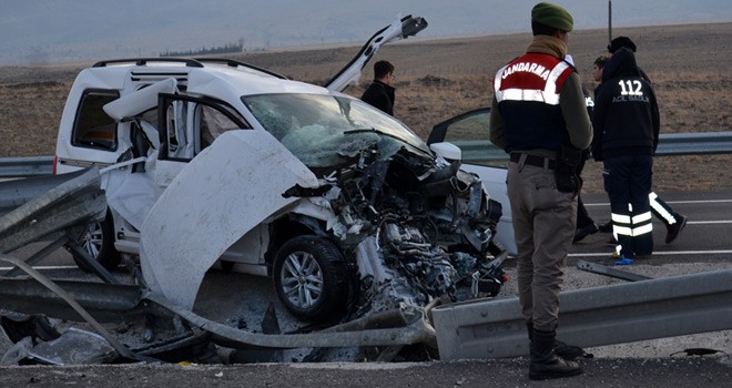 Aksaray'da 2 Kaza 1 Ölü 4 Yaralı