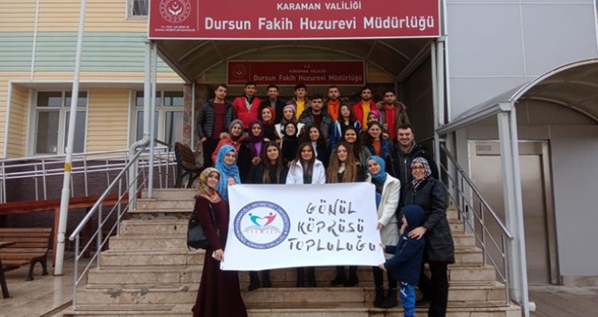 KMÜ Öğrencilerinden Huzurevi Ziyareti