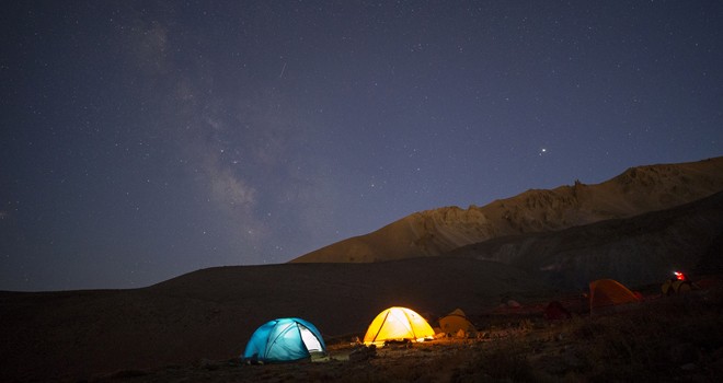 Kayseri Erciyes'te Samanyolu