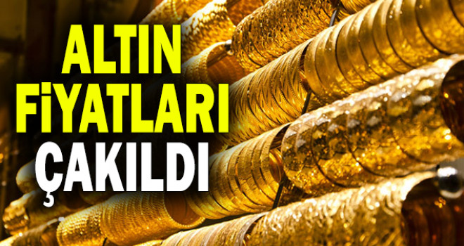 Altın fiyatları çakıldı!