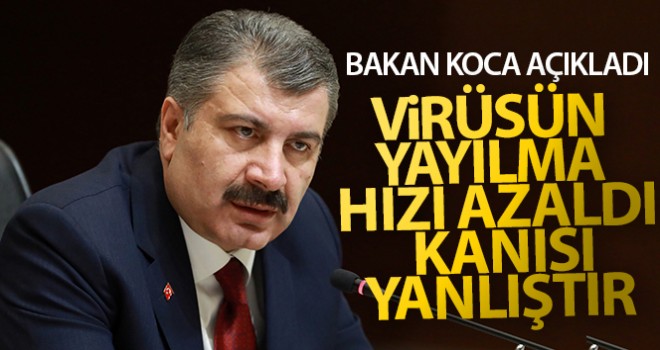 Bakan Koca:Kulaktan kulağa yayılan bu kanı yanlıştır