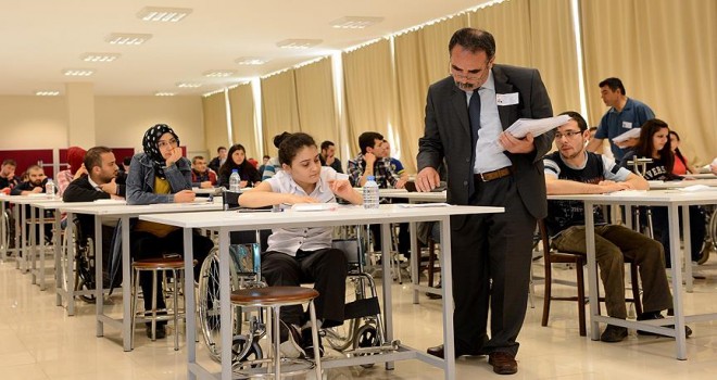 ÖSYM'den Engellilere 81 İlde Sınav Hizmeti