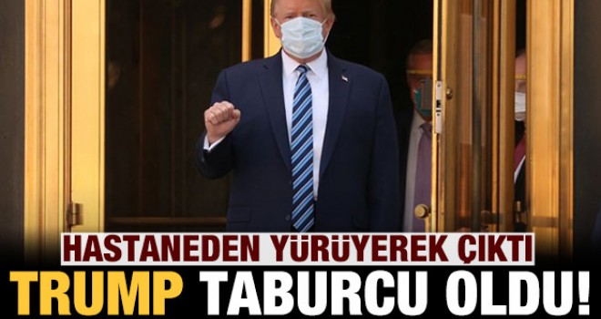 Koronavirüse yakalanan Trump taburcu oldu!