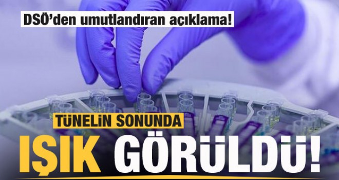DSÖ: Tünelin sonunda ışık görüldü