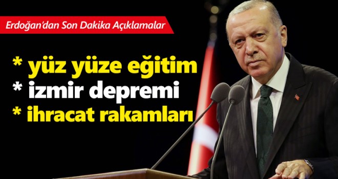 Başkan Erdoğan yeni kararları tek tek açıkladı!