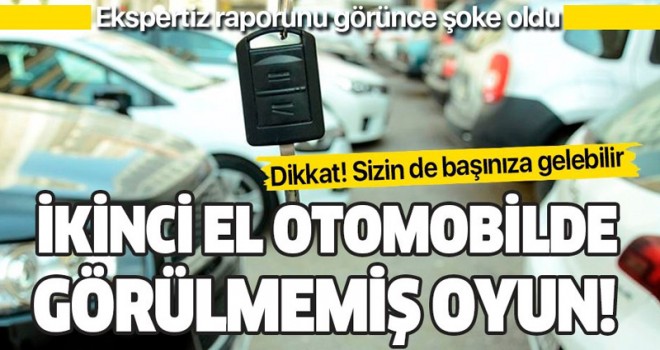 Hasarlı araçlara dikkat! Ekspertizde raporunda ortaya çıktı