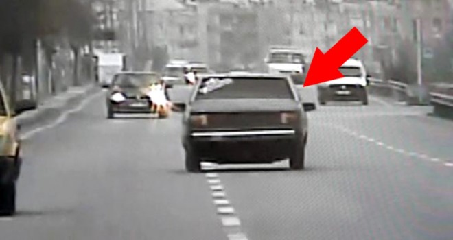 'Drift' yapan ve ters yönde giden sürücüye 15 bin lira ceza