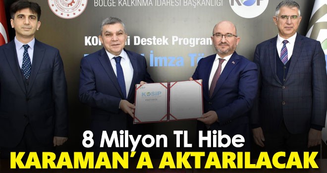 Karaman KOP KÖSİP’le Kazanacak