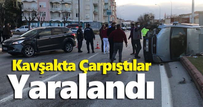 Karaman'da trafik kazası: 1 yaralı