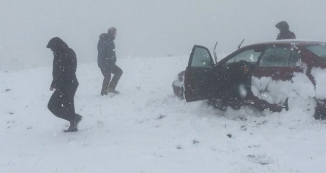 Kayseri'de Ali Dağı'nda mahsur kalan vatandaş kurtarıldı