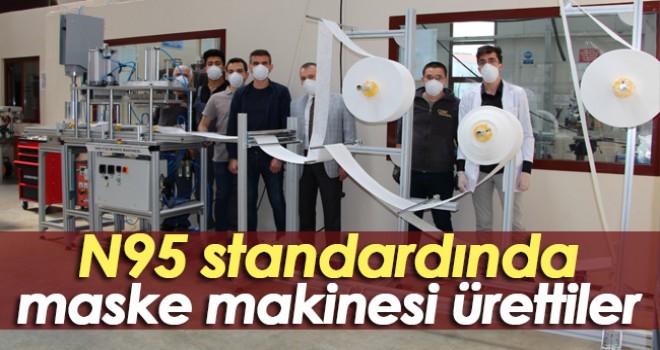 MEB, N95 standardında maske makinesi üretti