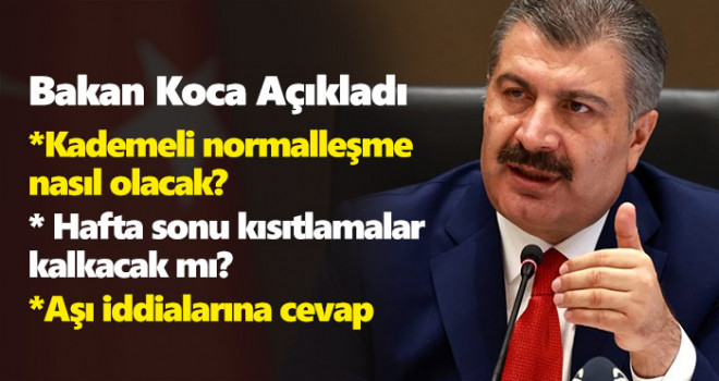 Bilim Kurulu toplantısı sonrası Bakan Koca açıklama yaptı
