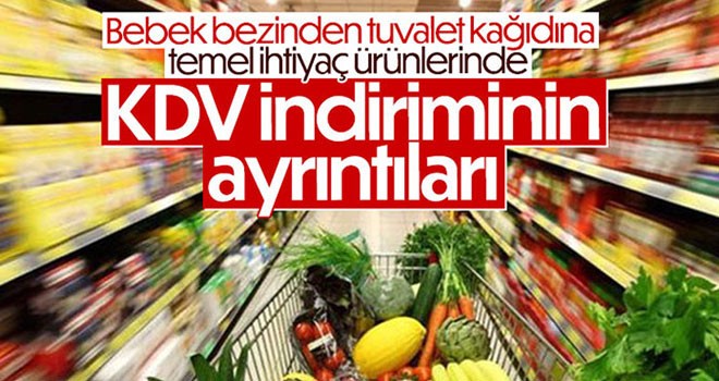 KDV indiriminin detayları belli oldu