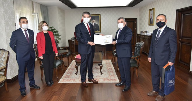 PTT Teşkilatından Vali Işık’a Ziyaret