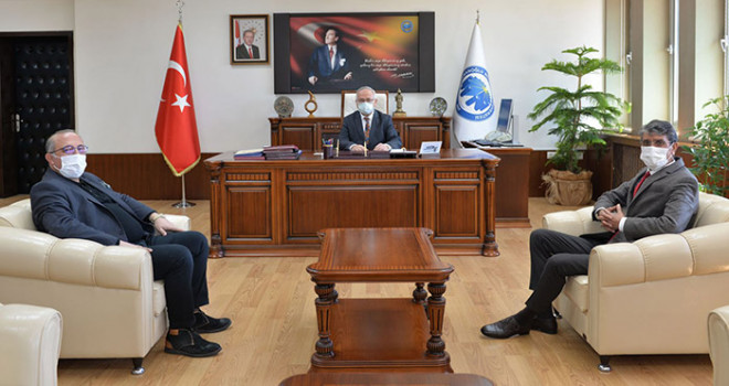 Saray Holding Kuruluşundan Rektör Namık Ak’a Ziyaret