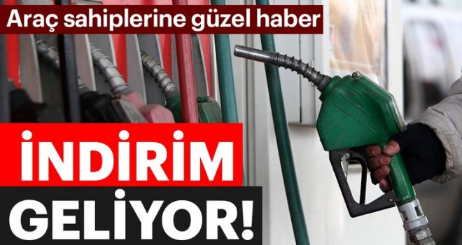 Motorine indirim geliyor