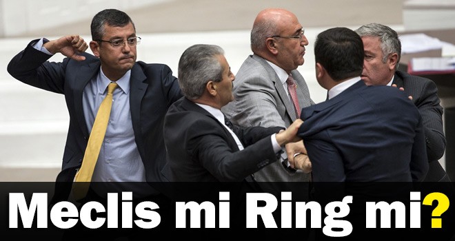 Meclisteki OHAL Görüşmelerinde Arbede