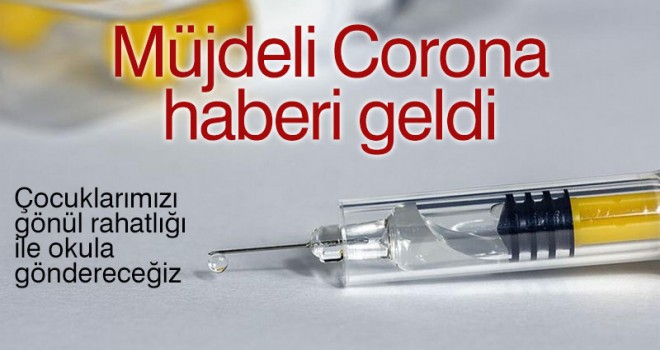 Müjdeli Corona haberi geldi