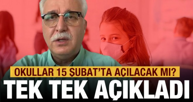 Okullar açılacak mı? Bilim Kurulu Üyesi Prof. Dr. Tevfik Özlü açıkladı