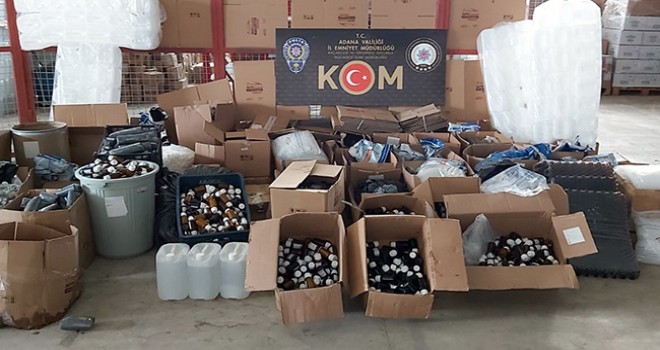 Adana'da Sahte içki operasyonu