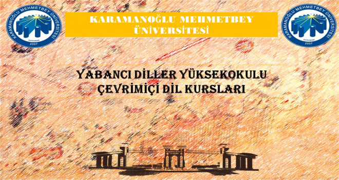 KMÜ'den Çevrimiçi Yabancı Dil Kursu