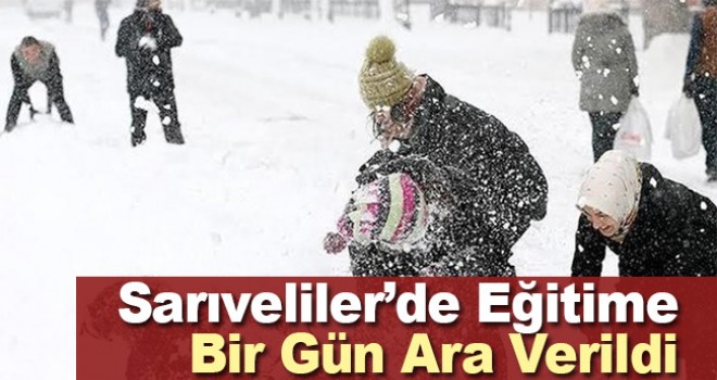 Karaman'da eğitime kar engeli