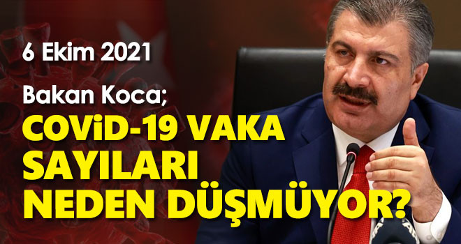 6 Ekim koronavirüs tablosu! Vaka Sayılarında Son Durum