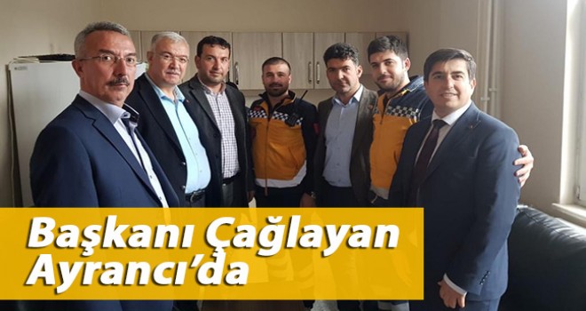 AK Parti İl Başkanı Çağlayan Şimdide Ayrancı’da
