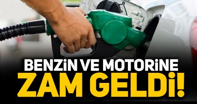 Benzin ve motorine bir zam daha!
